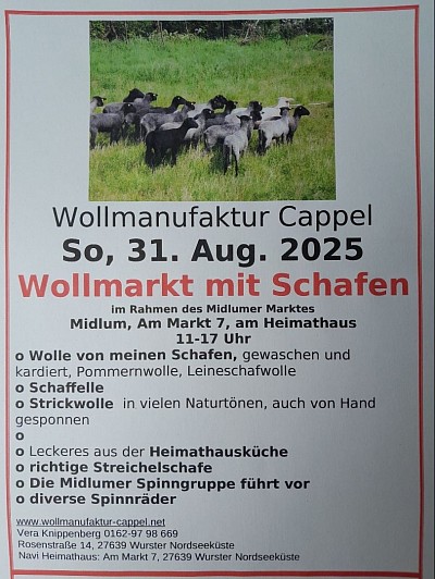Plakat Wollmarkt 2025